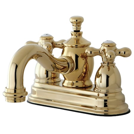 Kingston Brass KS7102AX 4" Centerset Bathroom Faucet, Polished Brass KS7102AX